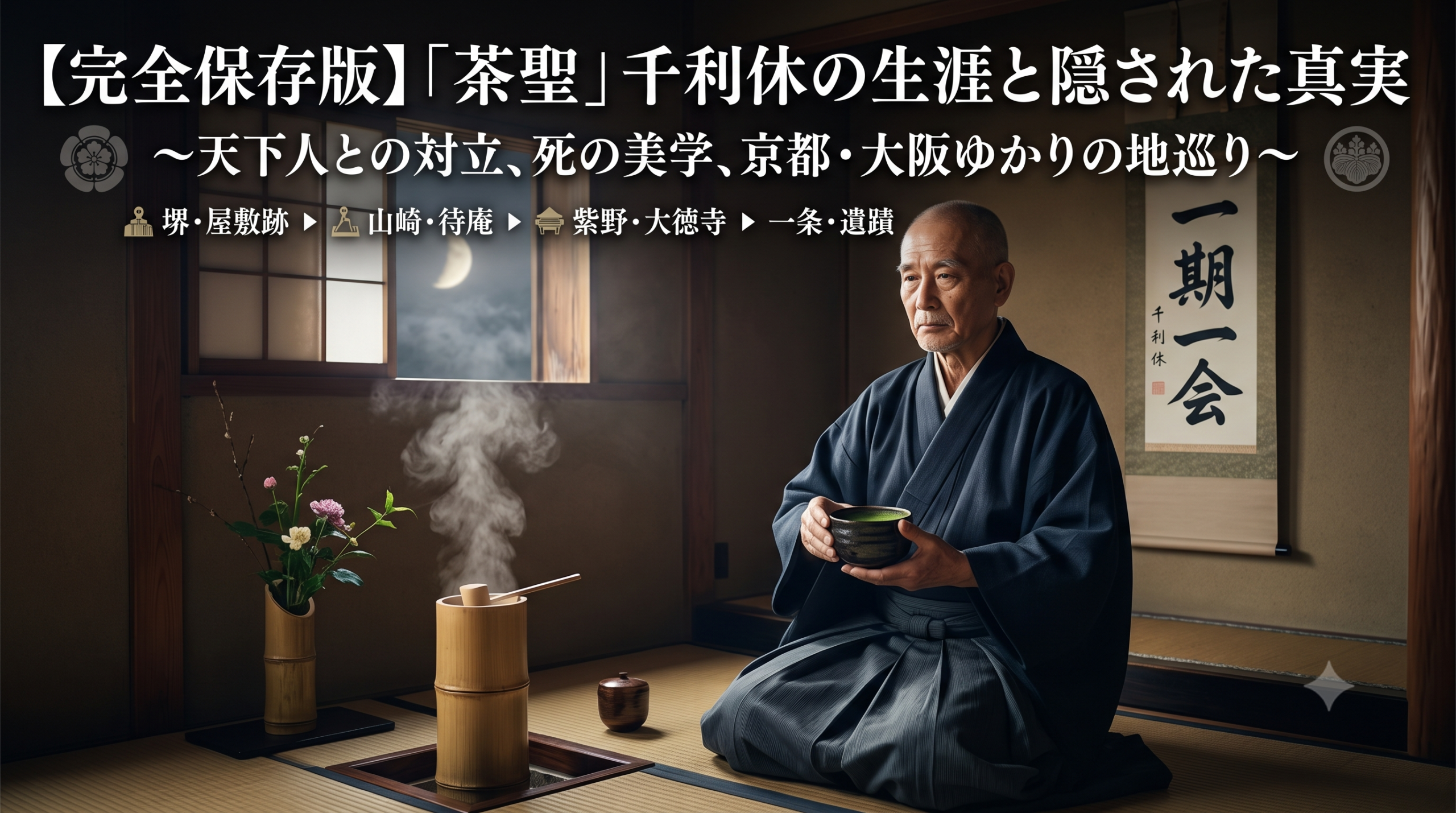 【深読み歴史散歩】「茶聖」千利休の生涯と隠された真実